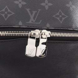 Louis Vuitton Black Monogram Eclipse Taiga Discovery PM Backpack Bag 