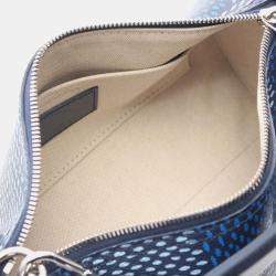 Louis Vuitton Coated Canvas Leather Soft Polochon PM Damier Heritage Handbag