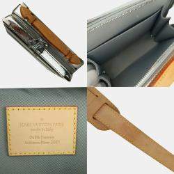 Louis Vuitton Metallic & Silver Patent Leather Monogram Mirror Handle Soft Trunk