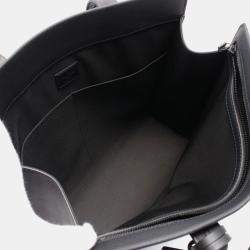 Louis Vuitton Black Leather Aerogram Take Off Tote Bag