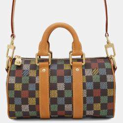 Louis Vuitton Multicolor LV Pars Damier Ebene Canvas Keepall Bandouliere 25 Shoulder Bag
