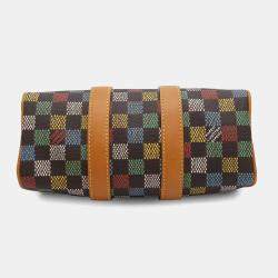 Louis Vuitton Multicolor LV Pars Damier Ebene Canvas Keepall Bandouliere 25 Shoulder Bag
