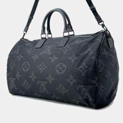 Louis Vuitton  Noir/Green 3D Monogram Reversible Nylon Keepall Bandouliere 50 Shoulder Bag