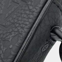 Louis Vuitton Noir Monogram Taurillon Pochette Volga Shoulder Bag