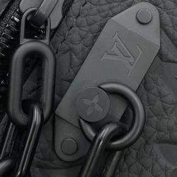 Louis Vuitton Noir Monogram Taurillon Pochette Volga Shoulder Bag