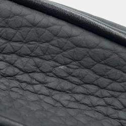 Louis Vuitton Noir Monogram Taurillon Pochette Volga Shoulder Bag