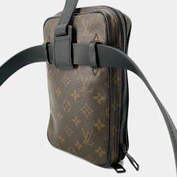 Louis Vuitton Noir Monogram / Solar Powered Ray Utility Side Bag 