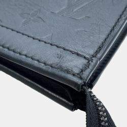 Louis Vuitton Black Monogram Shadow Gaston Wearable Wallet