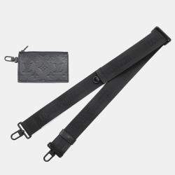 Louis Vuitton Black Monogram Shadow Gaston Wearable Wallet