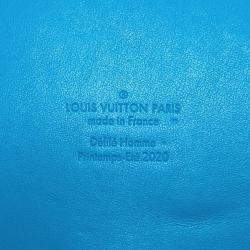 Louis Vuitton Turquoise Blue Monogram Mesh Keepall 50 Shoulder Bag