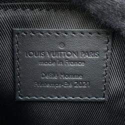 Louis Vuitton City Keepall Noir Grain Leather Damier - Distorted