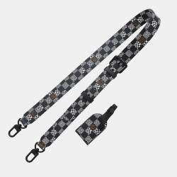 Louis Vuitton City Keepall Noir Grain Leather Damier - Distorted