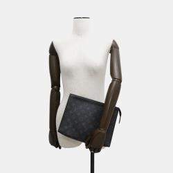 Louis Vuitton Pochette Voyage Noir Monogram Eclipse Size Mm
