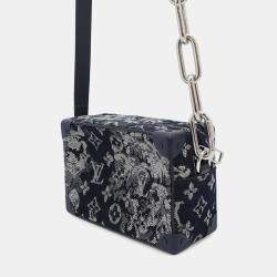 Louis Vuitton Mini Soft Trunk Navy Monogram / Tapestry