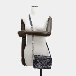 Louis Vuitton Mini Soft Trunk Navy Monogram / Tapestry