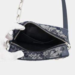 Louis Vuitton Mini Soft Trunk Navy Monogram / Tapestry