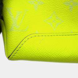 Louis Vuitton Jaune Monogram Taiga Leather Duo Sling Bag