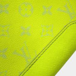 Louis Vuitton Jaune Monogram Taiga Leather Duo Sling Bag