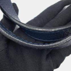 Louis Vuitton Indigo Blue Taurillon Leather Eastside Zipped Tote Bag