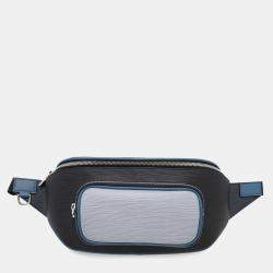 Louis Vuitton Black Epi Leather Monogram Eclipse Bumbag