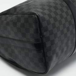 Louis Vuitton Damier Graphite Canvas Keepall Bandouliere 45 Bag