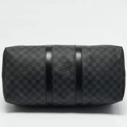 Louis Vuitton Damier Graphite Canvas Keepall Bandouliere 45 Bag