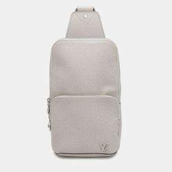 Louis Vuitton Beige Taiga Leather Avenue Sling Bag