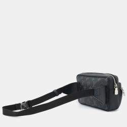 Louis Vuitton Noir Taiga Leather Monogram Eclipse PM Bumbag