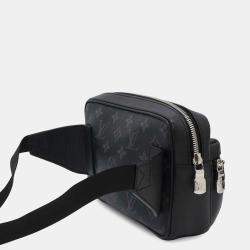 Louis Vuitton Noir Taiga Leather Monogram Eclipse PM Bumbag