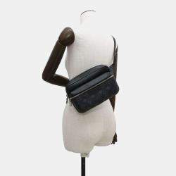 Louis Vuitton Noir Taiga Leather Monogram Eclipse PM Bumbag