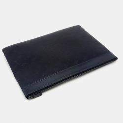 Louis Vuitton Black Leather Shadow Discovery Pochette Clutch