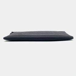 Louis Vuitton Black Leather Shadow Pochette To Go bag