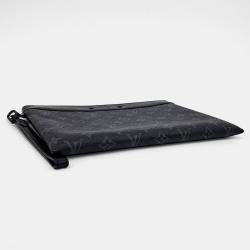 Louis Vuitton Black PVC Pochette Tougo Clutch