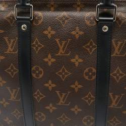 Louis Vuitton Monogram Macassar Canvas Porte Documents Voyage PM Bag