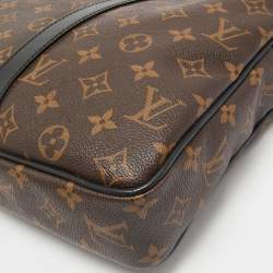 Louis Vuitton Monogram Macassar Canvas Porte Documents Voyage PM Bag