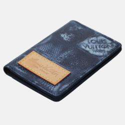 Louis Vuitton Blue Leather Pocket Organizer