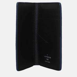 Louis Vuitton Blue Leather Pocket Organizer