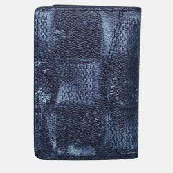 Louis Vuitton Blue Leather Pocket Organizer