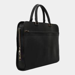 Louis Vuitton Black Epi Bassano Briefcase Bag