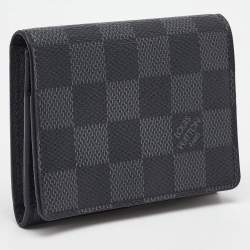 Louis Vuitton Damier Graphite Canvas Enveloppe Carte de Visite Bifold Card Holder