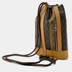 Louis Vuitton Brown Monogram Stripe Randonnee Messenger Nigo Collaboration