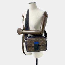 Louis Vuitton Brown Monogram Macassar Canvas Spadlock Messenger