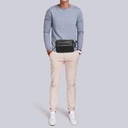 Louis Vuitton Black Monogram Taigarama Outdoor BumBag