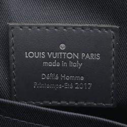 Louis Vuitton Pm Monogram Savannah Shoulder Bag Coated Canvas Leather Navy Blue