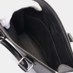 Louis Vuitton Sac Plat Cross Handbag Coated Canvas Leather Monogram Eclipse Black
