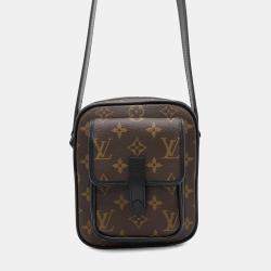 Louis Vuitton Christopher Wearable Wallet Noir Monogram Macassar Canvas