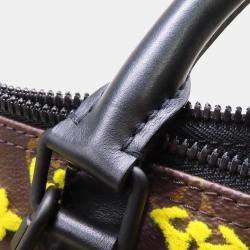 Louis Vuitton Keepall Triangle Yellow/Noir Monogram / Toughtage Size 50