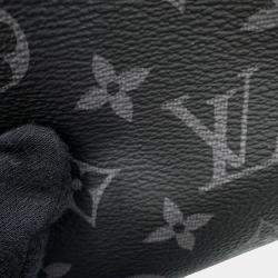 Louis Vuitton Saumur Backpack Noir Monogram Eclipse