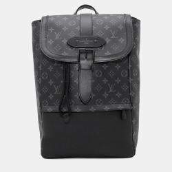 Louis Vuitton Saumur Backpack Noir Monogram Eclipse