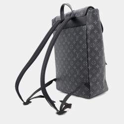 Louis Vuitton Saumur Backpack Noir Monogram Eclipse
